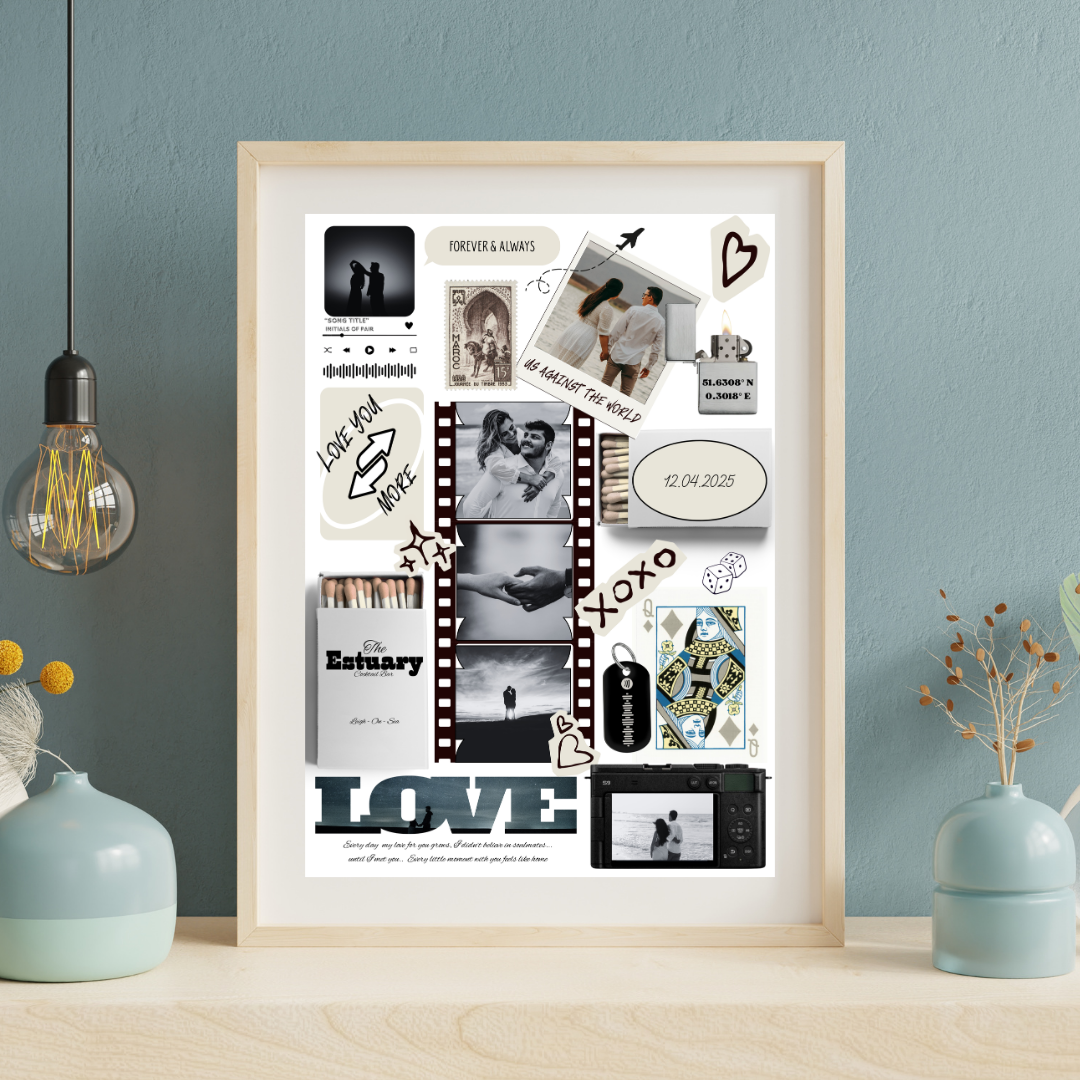 Personalized Matchbox Memory Collage – Custom Photo Gift