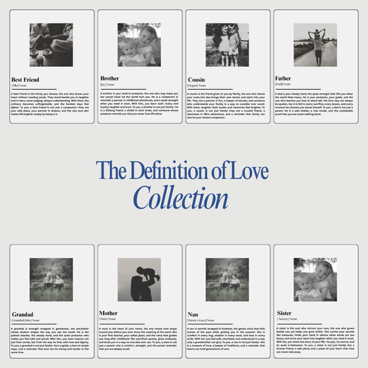 The Definition of Love – Family & Friends Print Collection