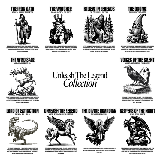 Unleash the Legend Collection (Black & White Art)