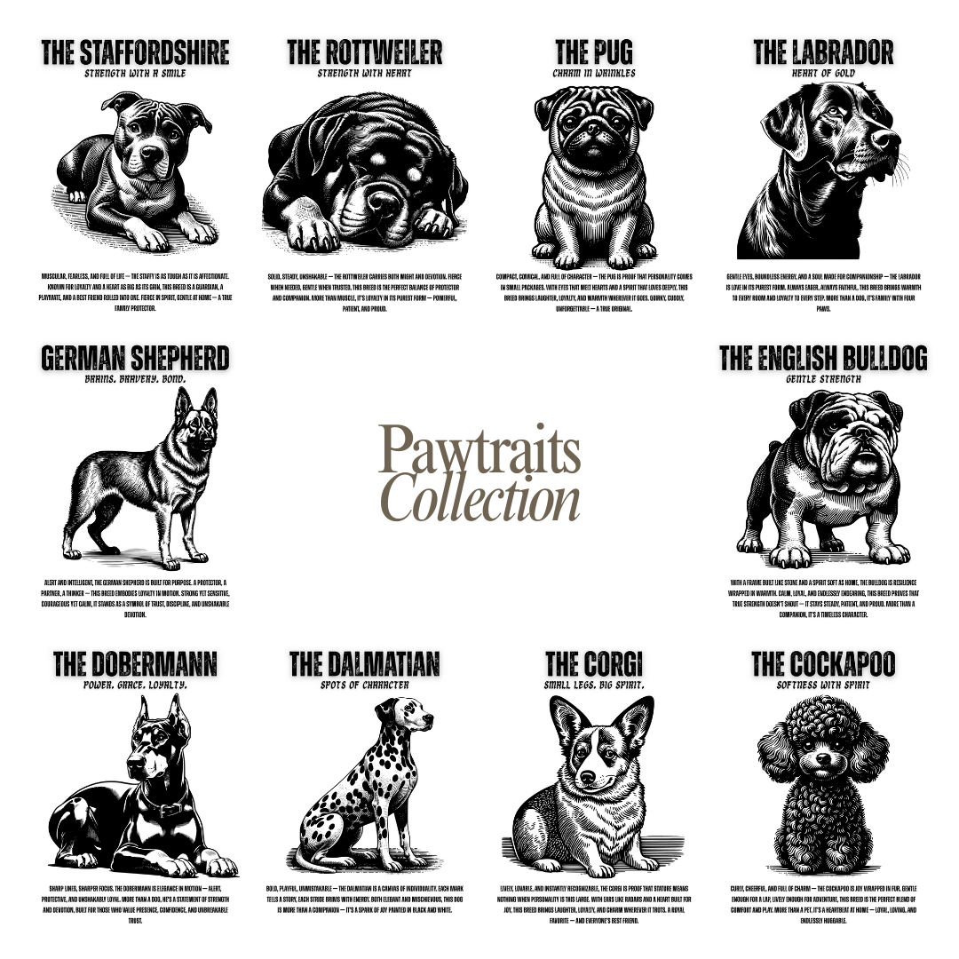 Pawtraits: The Dog Breed Poster Series